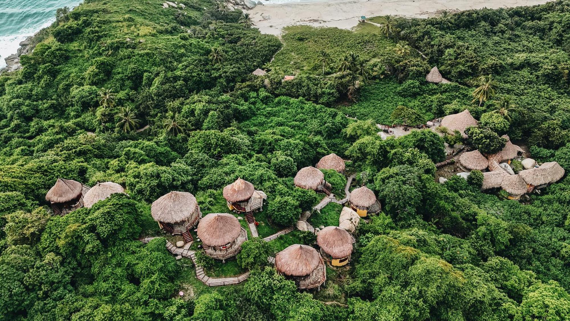 Ecohabs Tequendama - Parque Tayrona Hotell El Zaino Exteriör bild